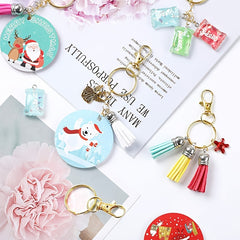 100pcs Swivel Hooks Metal Key Chain Key Hanger Backpack Hanging Buckle