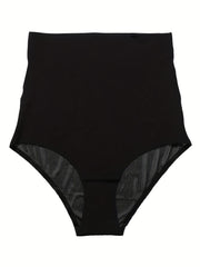 Mesh Stitching Shaping Panties High Waist Tummy Control Slimming Panties