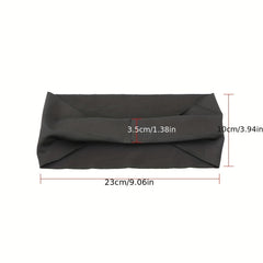 Breathable Elastic Headband Sweat Absorption for Women & Men