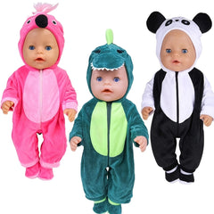 Doll Clothes Set for 14-18 Inch American Dolls and 36-45 cm Newborn Baby Dolls