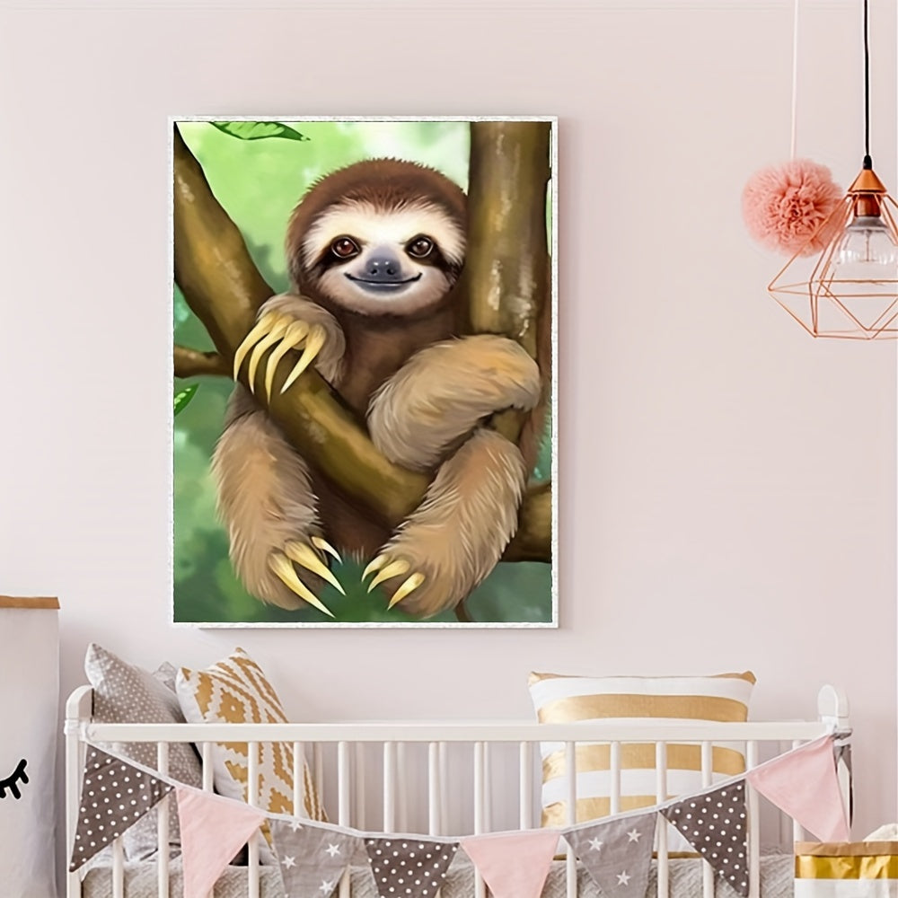 Sloth Pattern Canvas Painting Poster Prints for Home Wall Decoration