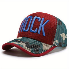 Men's Hip Hop Embroidered Baseball Cap Summer Mesh Couple Cap