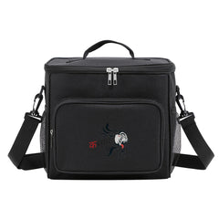 Lion Head & Hindi Text Insulated Lunch Bag - Large Capacity Tote