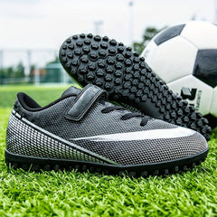 Adult Turf Football Boots Hook And Loop Anti skid TF Soccer Cleats