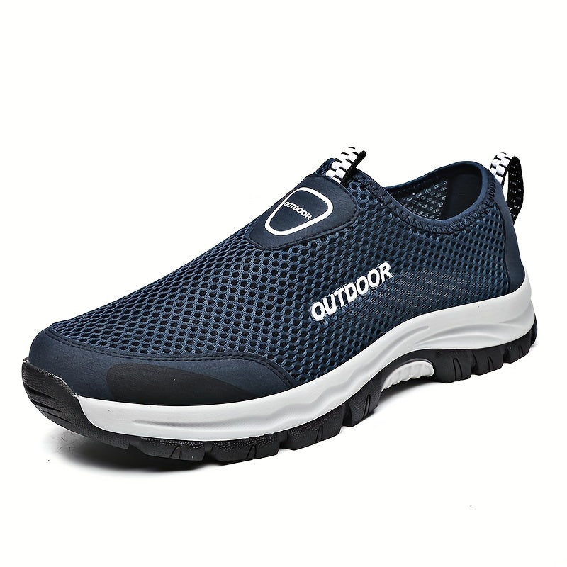 Men's Slip on Sneakers Outdoor Walking Shoes Comfortable Breathable