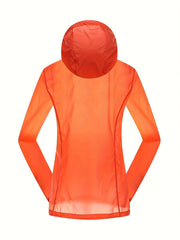 Women's UV Protection Sunscreen Hooded Coat Lightweight