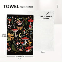 Polyester Modern Soft Dish Cloths Microfiber Kitchen Towels Set Hand Towels