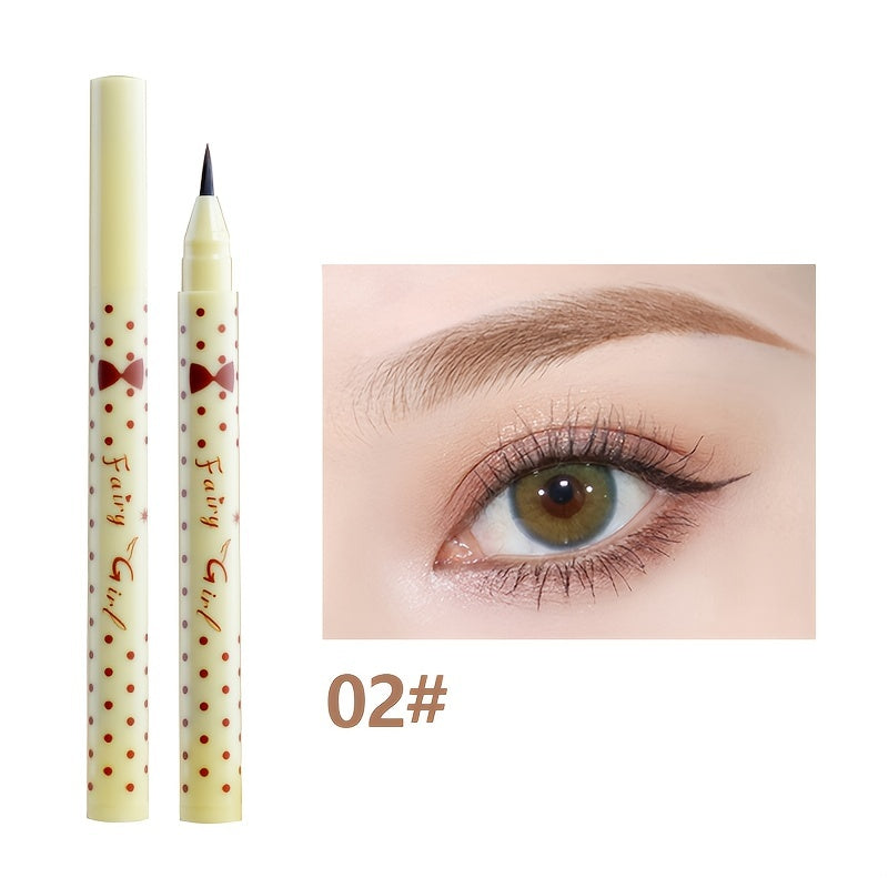 Waterproof Natural Liquid Eyebrow Pen with Double Headed Automatic Pencil