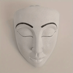 Human Face Flower Pot Resin Crafts Wall Hanging Decor