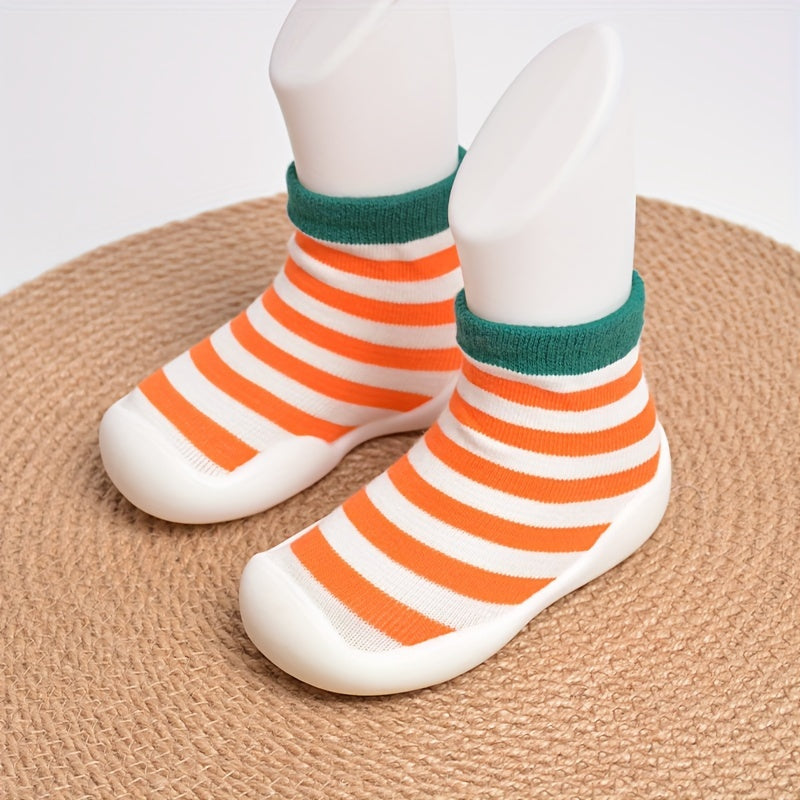 EDUBA Cartoon Slip On Sock Shoes For Baby Girls