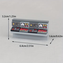 21pcs Console Building Block Ornaments for Halloween and Christmas