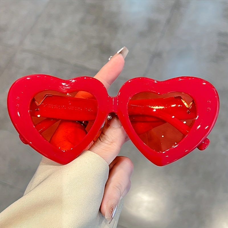 Heart Shaped Sunglasses Funny Sun Shades UV400
