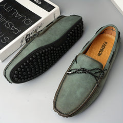 Men's Slip On Loafer Shoes Anti skid Rubber Sole Flat Driving