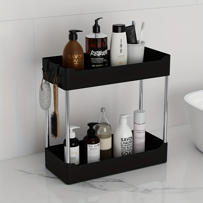 Bathroom Toiletries Shelf Toilet Countertop Storage Rack Organizer
