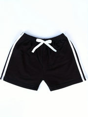 Boys Casual Striped Shorts Drawstrings Elastic Waist for Summer Holiday