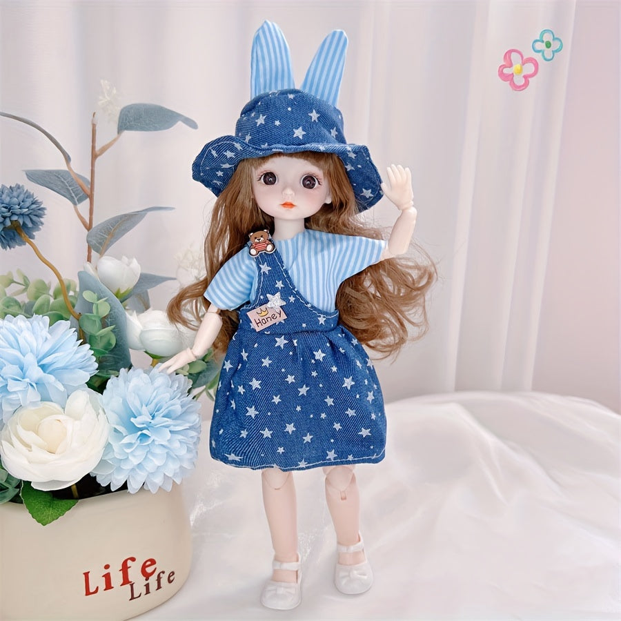 6 Doll Princess Set 20 Joints BJD Doll Gift