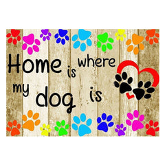 Dog Paw Diamond Art Kit - DIY Full Round Diamonds - Home Crafts 40x30cm