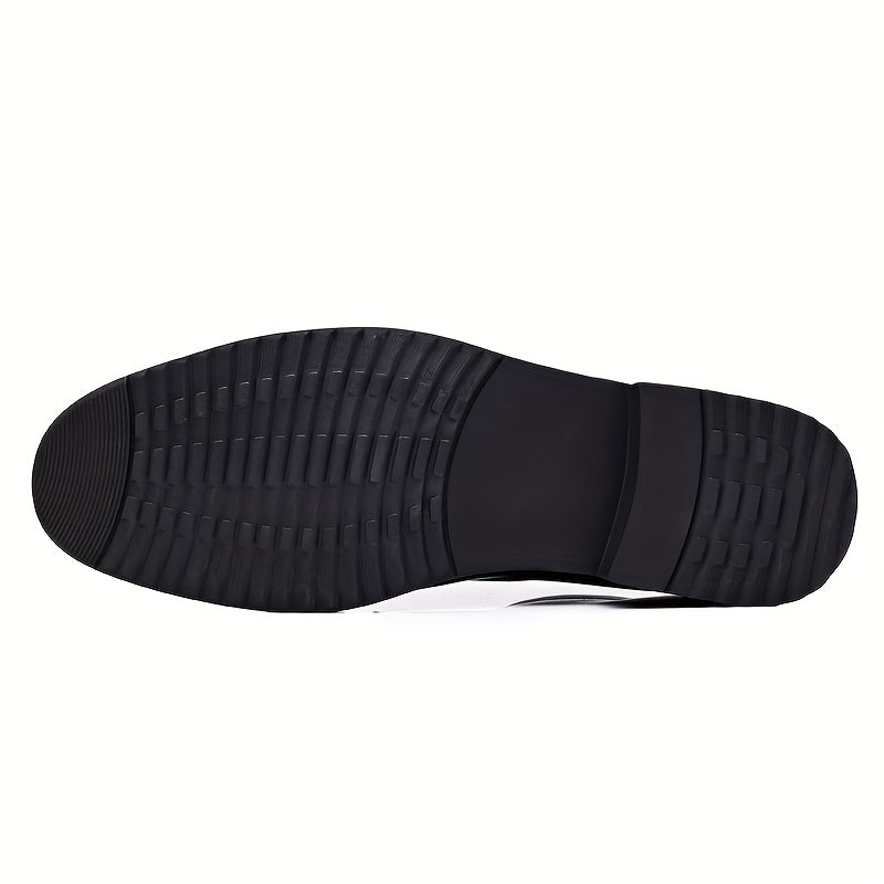 Men's Lace Up Derby Shoes Wear resistant Non Slip Formal Shoes