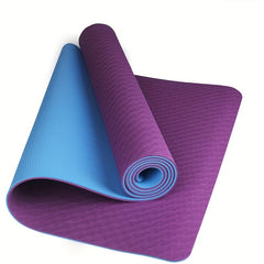Widened TPE Yoga Mat Portable Soft Fitness Mat 183x66x0.6in