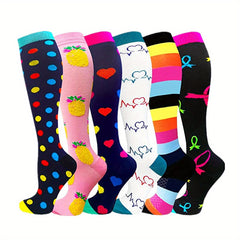 High Performance Compression Socks for Men - Ideal for Running Cycling Hiking