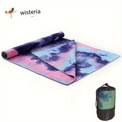 Tie Dye Printed Yoga Mat Towel Non-Slip Absorbent Soft