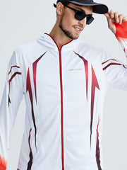 Men's Outdoor Hooded Jacket Quick Dry Gym Sports Coat