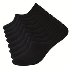 8 Pairs Solid Short Socks Non slip Ankle Socks Women's Stockings