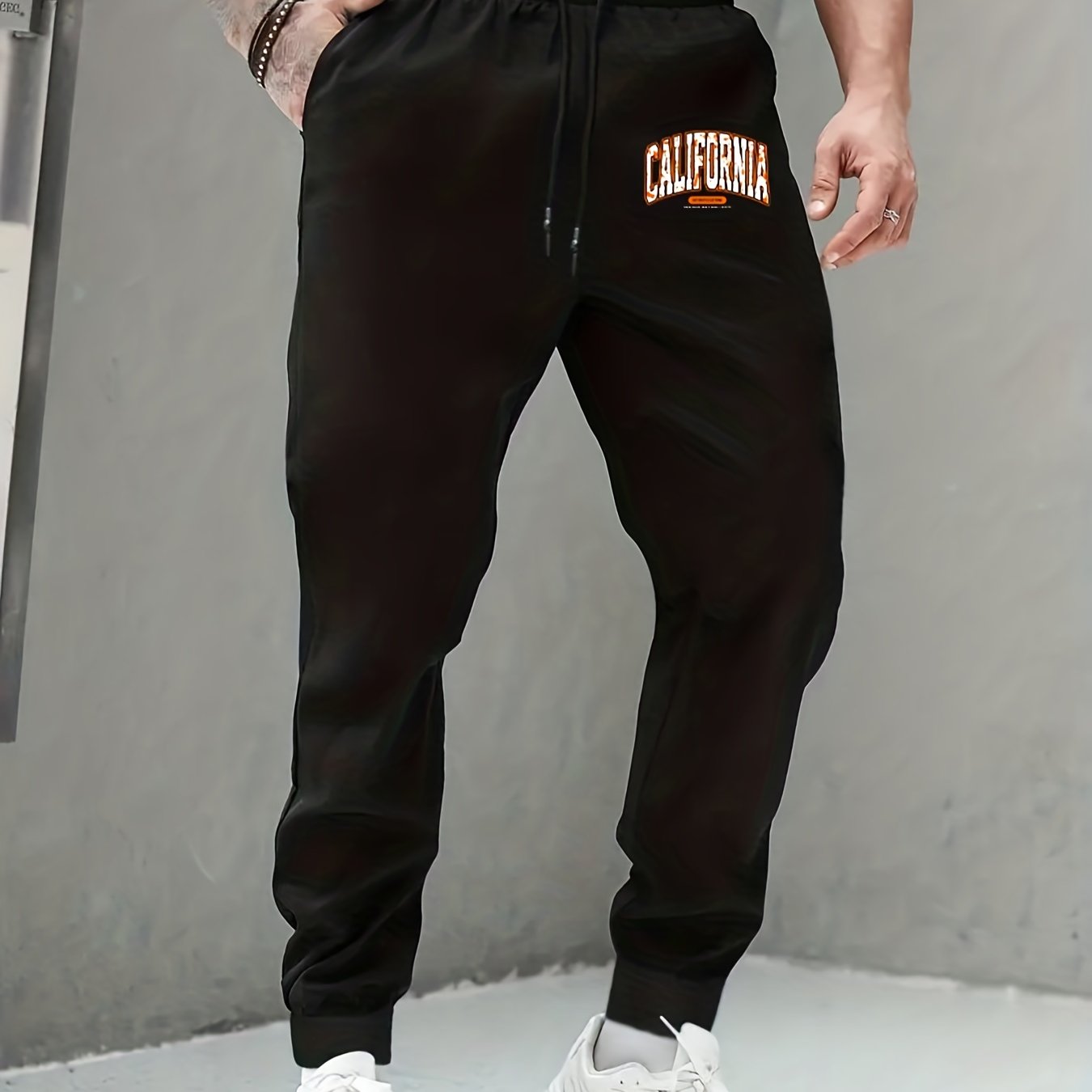 CALIFORNIA Men's Drawstring Sweatpants Comfy Jogger Pants
