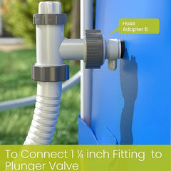 2pcs Set Hose Adapters for Above Ground Pool