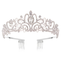Colorful Rhinestone Crown Hairband Headband Princess Tia