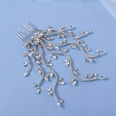 Rhinestone Bridal Hair Comb Wedding Head Jewelry Hair Accessories