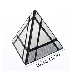 Sengso Pyramid Mirror Cube Speed Puzzle ABS Resin Mixed Colors