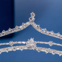 Girl's Fairy Birthday Rhinestone Crown Tiara