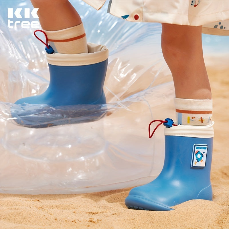 Waterproof Unisex Rain Boots Slip On Short Boots for Outdoor Work