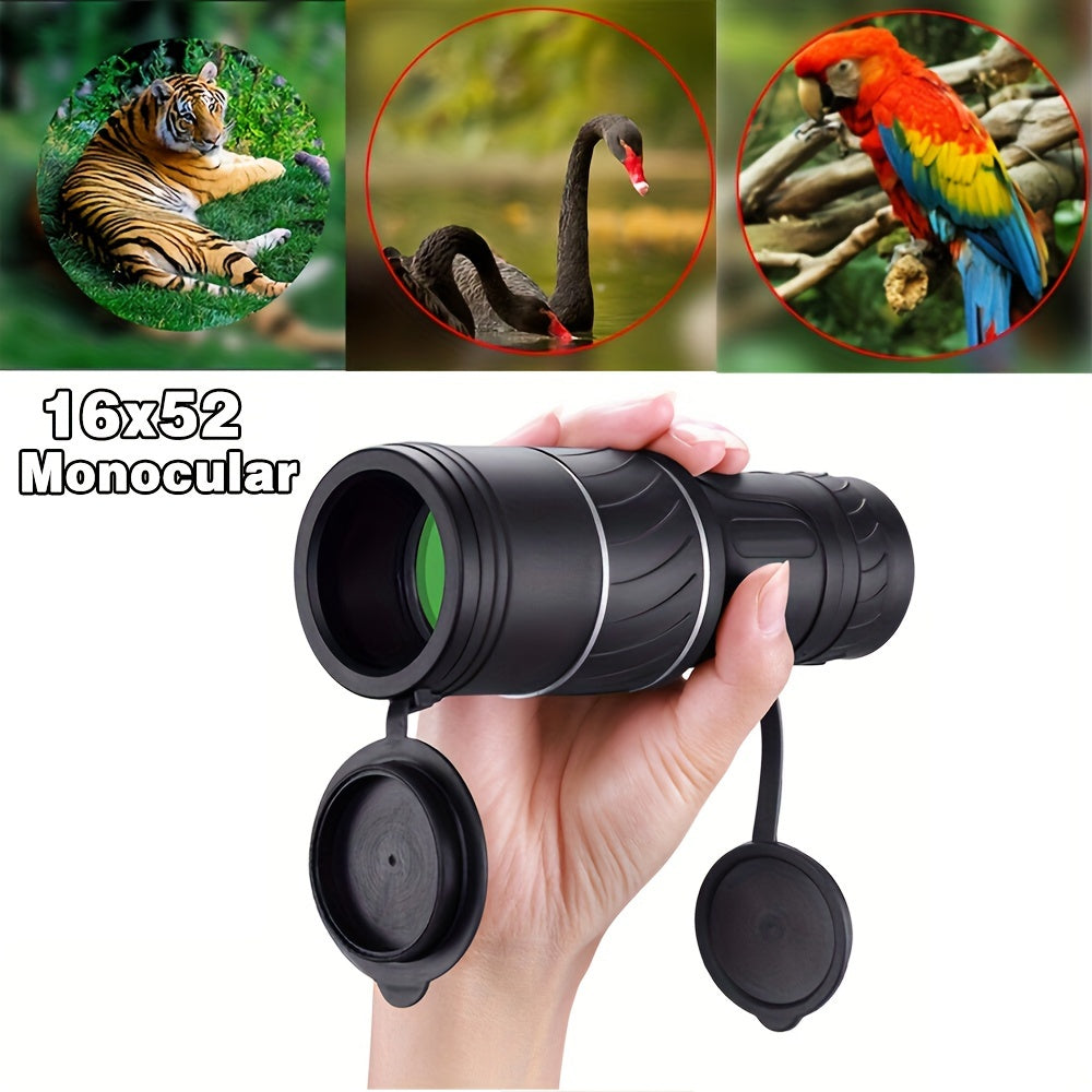 16x52 Monocular Telescope 8x BAK4 Prism Monocular For Outdoor Activities