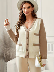 Button Down Knit Cardigan Casual Long Sleeve Sweater