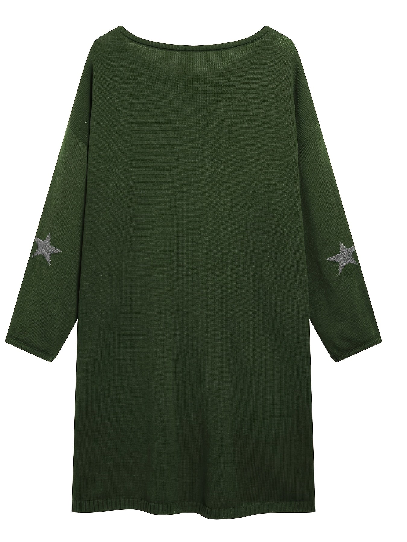 Casual Sweater Women's Plus Solid Ribbed Half Zipper