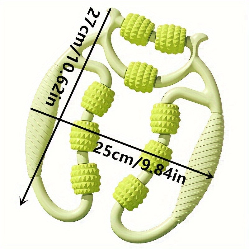 9 Wheels Leg Clamp Thigh Muscle Relaxer Yoga Massager - Calf Muscle Relaxation