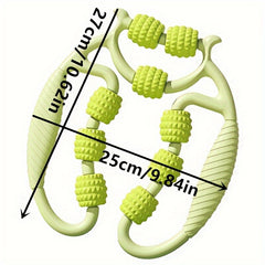 9 Wheels Leg Clamp Thigh Muscle Relaxer Yoga Massager - Calf Muscle Relaxation