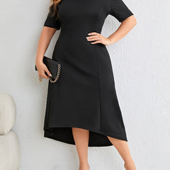 Women's Cold Shoulder High Low Formal Dress