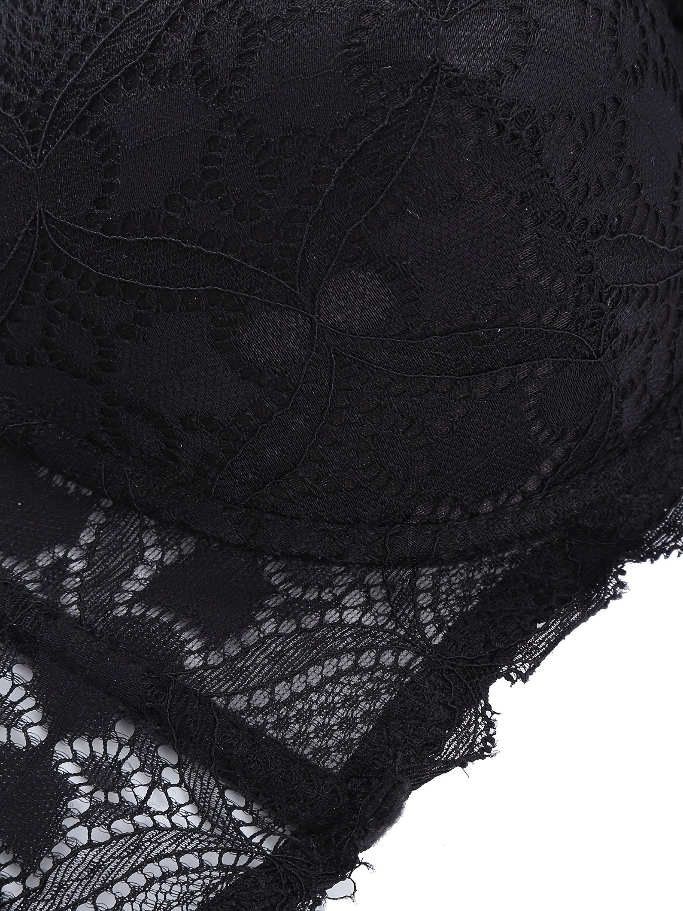 Sexy Lace Bow Push Up Bra Breathable Stretch Bra