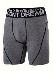 Men's Quick Dry Compression Shorts High Stretch Moisture Wicking Shorts