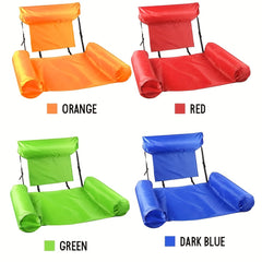 Inflatable Floating Lounger Chair for Pool and Beach