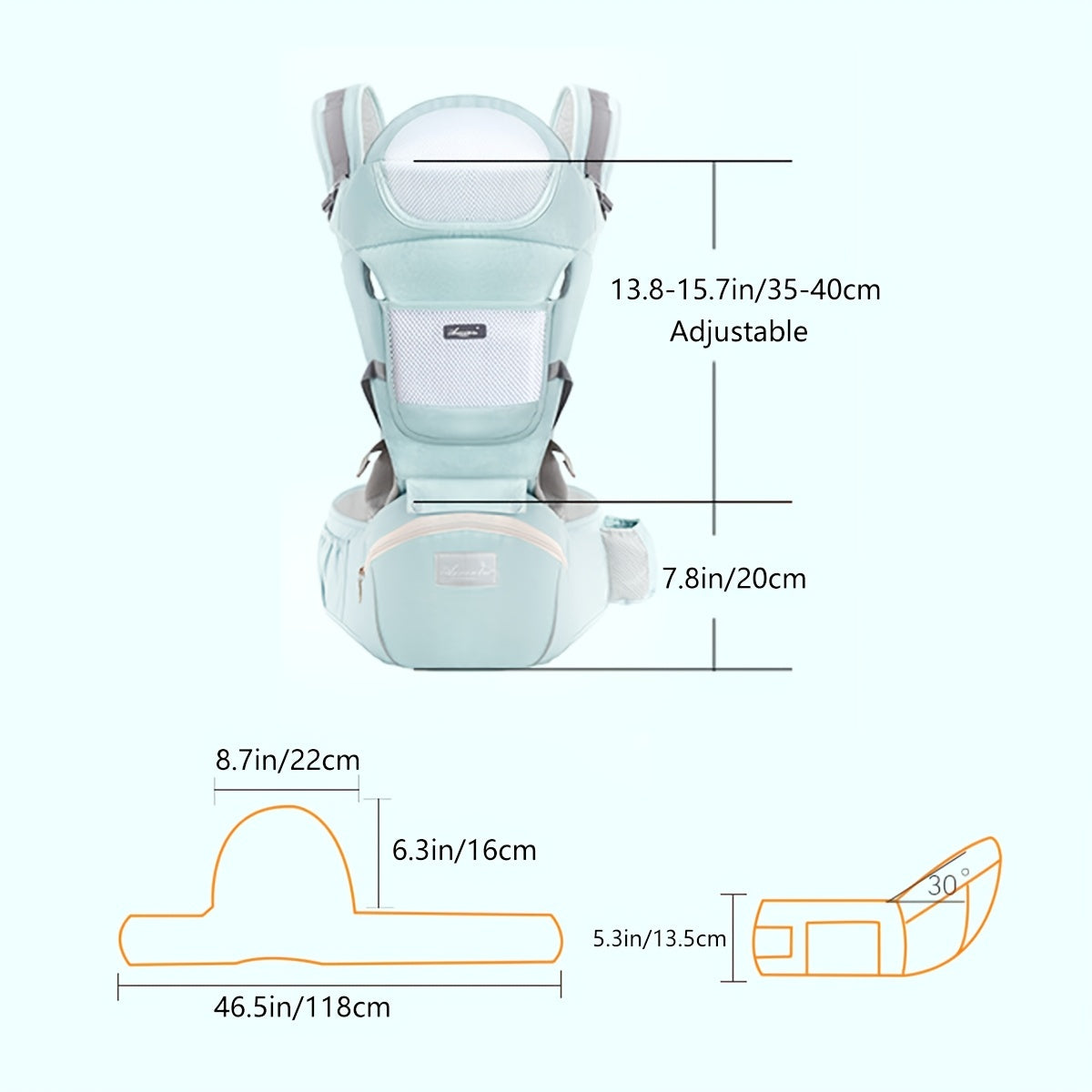 Convertible Baby Carrier for 0-36 Months Baby