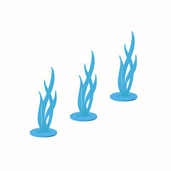 3pcs Sea Grass Coral Seahorse Starfish Felt Table Centerpiece for Parties