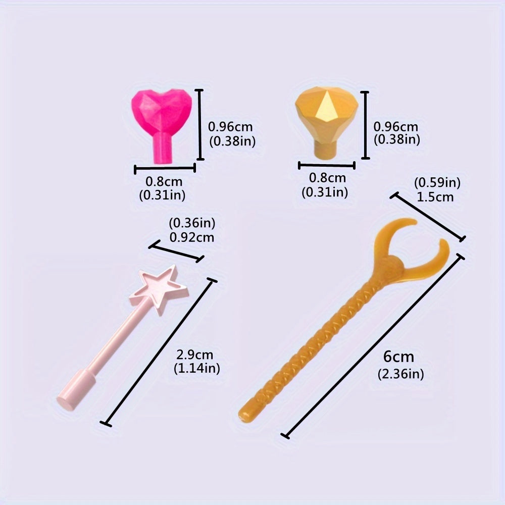 20pcs Magic Scepter Gemstone Building Blocks DIY Play Toy Gift