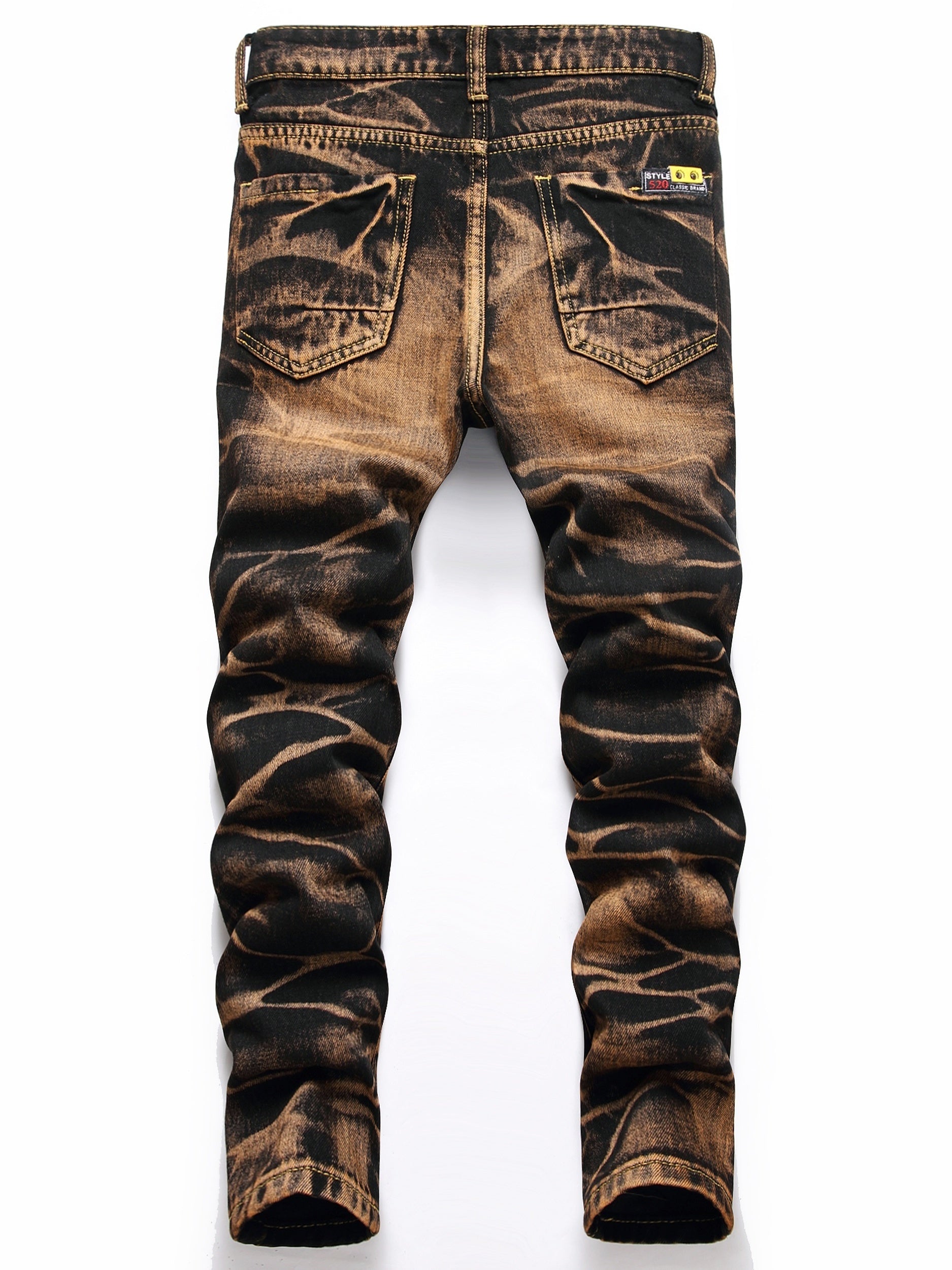 Vintage Boys Jeans Distressed Streetwear Casual