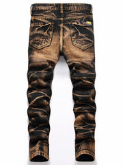 Vintage Boys Jeans Distressed Streetwear Casual