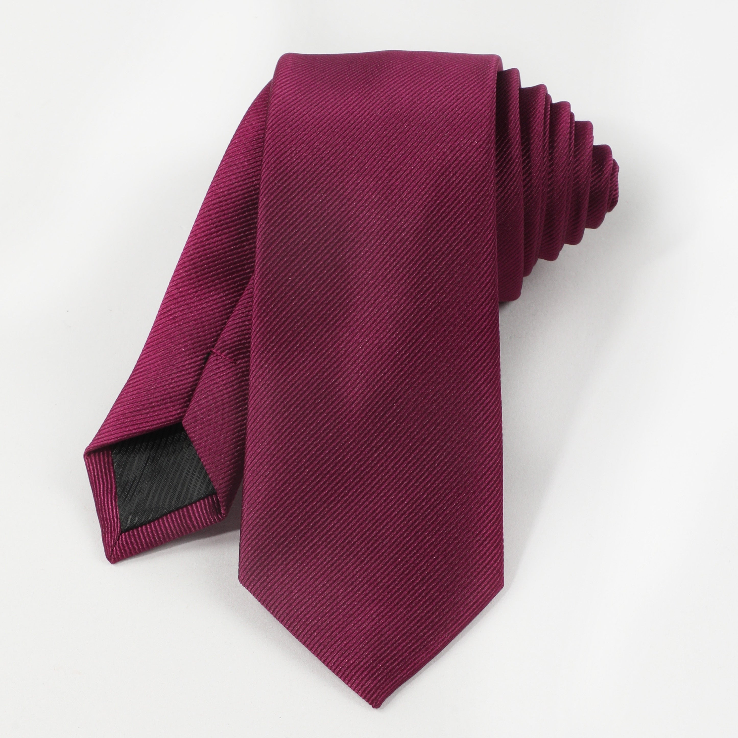 Solid Pearl Fine Stripe Tie Elegant Necktie for Men