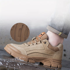 Men's Work Safety Shoes Steel Toe Ankle Boots